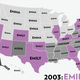Illustration for article titled Map: Six Decades of the Most Popular Names for Girls, State-by-State